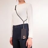 Intenso Handykette und Lade-/Datenkabel Cell Phone Charging Lanyard schwarz, 1,65 Meter, USB-C, PD3.0 / QC4.0, Nylon