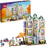 LEGO 41711 Friends Emmas Kunstschule, Konstruktionsspielzeug Heartlake City Schule mit 3 Mini-Figuren