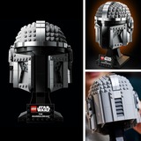 LEGO 75328 Star Wars Mandalorianer Helm, Konstruktionsspielzeug Sammlerstück und ein tolles Geschenk für Erwachsene, Bausatz, Zimmer-Deko