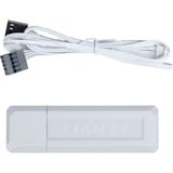 Lian Li UNI FAN SL120 Wireless, Gehäuselüfter weiß, 3er-Pack inkl. Controller, Reverse, 124.5 mm