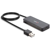 Lindy 4 Port USB 2.0 Hub, USB-Hub 