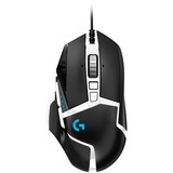 Logitech G502 SE, Gaming-Maus schwarz/weiß, mit HERO 25K-Sensor