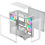 Ocypus Gamma C50 ARGB, Tower-Gehäuse weiß, Tempered Glass