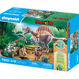 PLAYMOBIL 71820 Dinos Spinosaurus-Angriff auf Dino-Ausgrabung, Konstruktionsspielzeug 