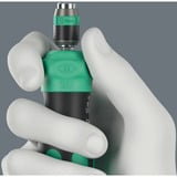 Wera Kraftform Kompakt 20 RA-R, Bit-Satz schwarz/grün, 6-teilig, 1/4", mit Ratschenfunktion und Rapidaptor Schnellwechselfutter