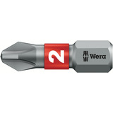Wera Kraftform Kompakt 20 RA-R, Bit-Satz schwarz/grün, 6-teilig, 1/4", mit Ratschenfunktion und Rapidaptor Schnellwechselfutter