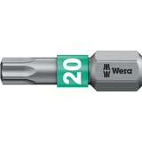 Wera Kraftform Kompakt 20 RA-R, Bit-Satz schwarz/grün, 6-teilig, 1/4", mit Ratschenfunktion und Rapidaptor Schnellwechselfutter