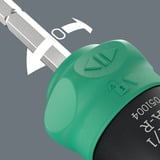 Wera Kraftform Kompakt 20 RA-R, Bit-Satz schwarz/grün, 6-teilig, 1/4", mit Ratschenfunktion und Rapidaptor Schnellwechselfutter