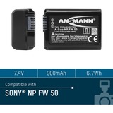 Ansmann A-Son NP FW50, Kamera-Akku entspricht Sony NP FW50