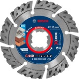 Bosch Professional X-LOCK Diamanttrennscheibe Expert MultiMaterial, Ø 115mm Bohrung 22,23mm