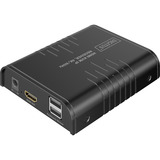 Digitus HDMI KVM IP Receiver, KVM-Switch schwarz, 4K/60Hz