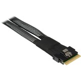 Inter-Tech Kabel SFF 8654-8i > 2x SFF 8654-4i schwarz, 0,7 Meter