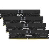Kingston FURY DIMM 128 GB DDR5-5600 (4x 32 GB) Quad-Kit ECC, Arbeitsspeicher schwarz, KF556R36RBK4-128, Renegade PRO, Registred, INTEL XMP