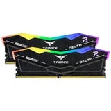 Team Group DIMM 32 GB DDR5-6400 (2x 16 GB) Dual-Kit, Arbeitsspeicher schwarz, FF3D532G6400HC40BDC01, Delta RGB, INTEL XMP