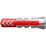 fischer Dübel DuoPower 6x30 Eimer hellgrau/rot, 3.200 Stück, wiederverschließbarer Kunststoff-Eimer mit Deckel