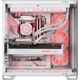 ALTERNATE Custom PC Series • iCUE Red Ice Madness Gaming-PC weiß/transparent, ohne Betriebssystem