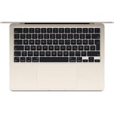 Apple MacBook Air 34,5 cm (13,6") 2024, Notebook champagner, Polarstern, M3, 8-Core GPU, macOS, Deutsch, 34.5 cm (13.6 Zoll), 256 GB SSD