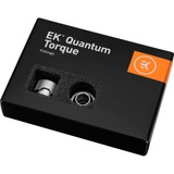 EKWB EK-Quantum Torque 6-Pack HDC 12 - Satin Titanium, Verbindung silber, 6er Pack