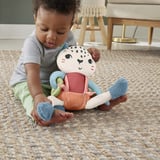 Fisher-Price Spiel-Schneeleopard, Kuscheltier sensorisches Spielzeug für Neugeborene