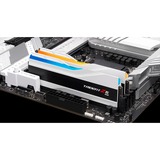 G.Skill DIMM 48 GB DDR5-7600 (2x 24 GB) Dual-Kit, Arbeitsspeicher weiß, F5-7600J3848F24GX2-TZ5RW, Trident Z5 RGB, INTEL XMP