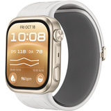 Huawei Watch D3 (Riva-B19), Smartwatch gold, weißes Armband aus Kunstleder