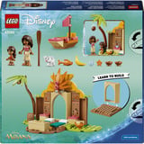 LEGO 43282 Disney Princess Vaianas Hütte und Boot, Konstruktionsspielzeug 