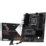MSI PRO B840-S EVO WIFI6E, Mainboard schwarz/silber