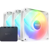 NZXT F120 RGB Core Triple Pack 120x120x26, Gehäuselüfter weiß, 3er Pack, inkl. RGB-Controller