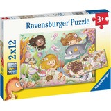 Ravensburger Kinderpuzzle Kleine Feen und Meerjungfrauen 2x 12 Teile