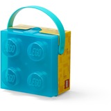 Room Copenhagen LEGO Box mit Griff , Aufbewahrungsbox hellblau/transparent