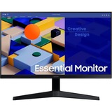 SAMSUNG Essential S24C314EAU, LED-Monitor 61 cm (24 Zoll), schwarz, FullHD, IPS, 75 Hz, AMD Free-Sync