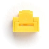 SMARTKEEPER ESSENTIAL RJ45 Port Lock (NL03) + Lock Key Basic (U03), Einsteckschloss Farbcode Gelb, 10 Stück + 1 Schlüssel