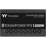 Thermaltake Toughpower PF3 1200W, PC-Netzteil schwarz, 1x 12-Pin High Power GPU, 6x PCIe, Kabel-Management, 1200 Watt