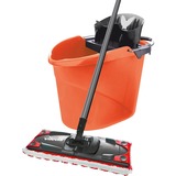 Vileda Wischer Ultramat Colors 2in1 Komplett Set, Bodenwischer koralle/schwarz, Limited Edition