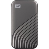 WD My Passport SSD 1 TB, Externe SSD grau, USB-C 3.2 Gen 2 (10 Gbit/s)