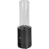 WMF KÜCHENminis Smoothie-to-go, Deep Black, Standmixer schwarz (matt), 300 Watt, Behälter 0,6 Liter