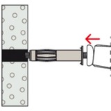 fischer Profizange HM Z 1 rot/schwarz, für Hohlraum-Metalldübel HM