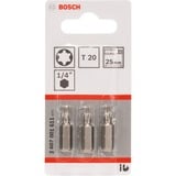 Bosch Schrauberbit Extra-Hart, T20, 25mm, 3 Stück 