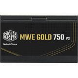 Cooler Master MWE 750 V3 Black, PC-Netzteil schwarz, 1x 12-Pin High Power GPU, 4x PCIe, 750 Watt