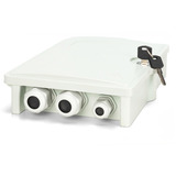 Digitus FTTH/FTTB-Anschlussgehäuse - bestückt, OS2 12 Fasern, Spleißbox grau, LC/APC