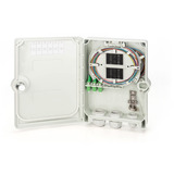 Digitus FTTH/FTTB-Anschlussgehäuse - bestückt, OS2 12 Fasern, Spleißbox grau, LC/APC