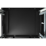 Digitus Netzwerkschrank Unique Serie - 600x600 mm (BxT), IT-Schrank schwarz, 36 Höheneinheiten