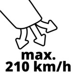 EINHELL Power X-Change Akku-Laubsauger VENTURRO 18/210, 18Volt, Laubsauger/Laubbläser rot/schwarz, ohne Akku und Ladegerät