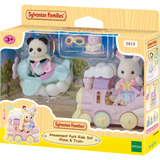 EPOCH Sylvanian Families - Freizeitpark Spielset Zugfahrt, Konstruktionsspielzeug 