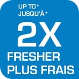 Emsa CLIP & CLOSE Frischhaltedose 0,35 Liter transparent/blau, rund, Ø 9,2cm