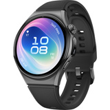 Huawei Watch 6 46mm (Niz-L19F), Smartwatch schwarz, schwarzes Fluoroelastomer-Armband