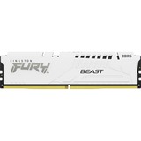 Kingston FURY DIMM 16 GB DDR5-5200  , Arbeitsspeicher weiß, KF552C40BW-16, FURY Beast, INTEL XMP