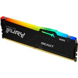 Kingston FURY DIMM 8 GB DDR5-5600  , Arbeitsspeicher schwarz, KF556C36BBEA-8, FURY Beast RGB, AMD EXPO