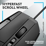 Logitech Gaming G502 X, Gaming-Maus schwarz, HERO 25K