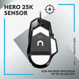 Logitech Gaming G502 X, Gaming-Maus schwarz, HERO 25K